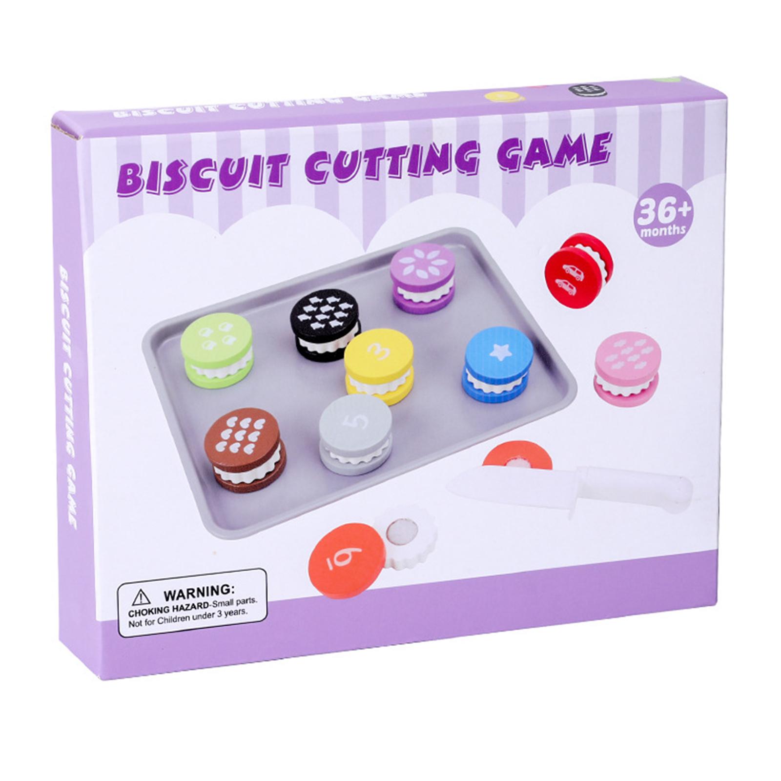 Kids Toys Kitchen Set - Houten speelgoedkeukenset met koekjes voor kinderen,