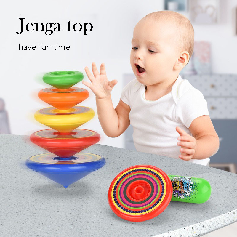Kids Toys Under 50 - Stapelbare draaitopspeelgoed voor kinderen, lanceertoren, gevechtsspel,