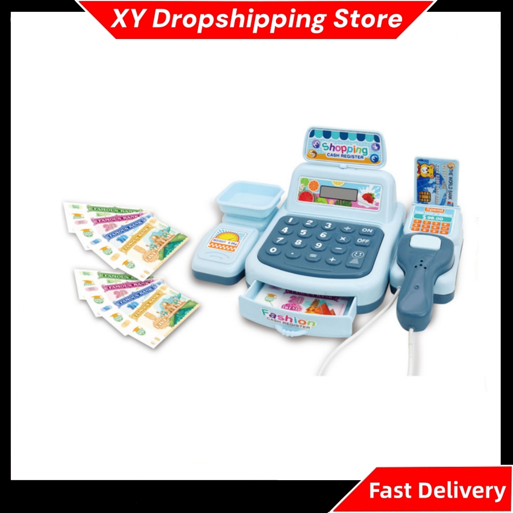 Toy Cash Register - Kassa Speelset Supermarkt Kassa Speelgoed Kinderen
