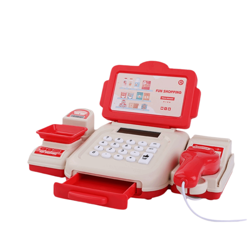 Toy Cash Register - Puzzelsimulatie Supermarkt Kassa Leuk cadeau Kassamodel