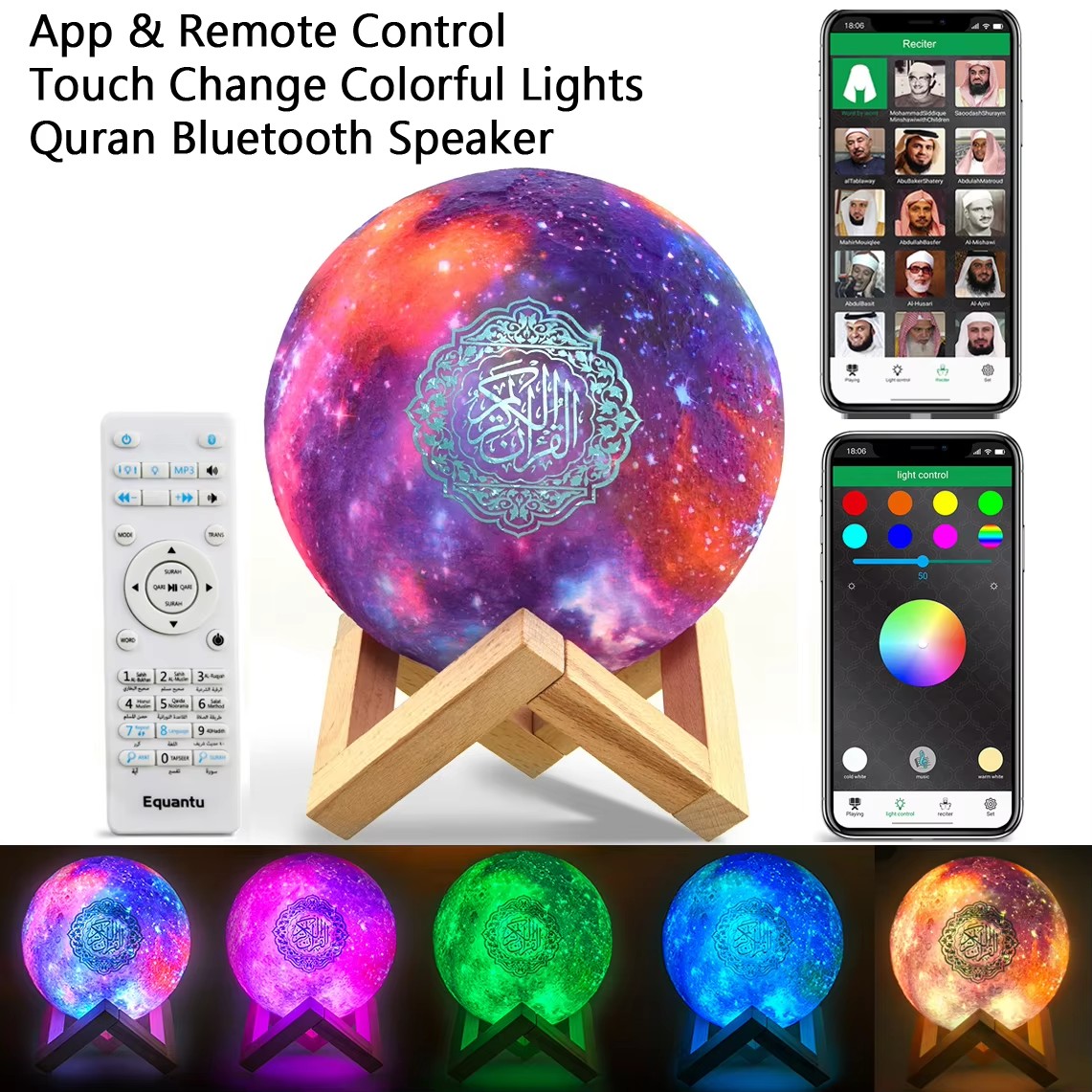 Kids Quran Toys - Islamitische Arabische Azan Moslim Koran Bluetooth-luidspreker