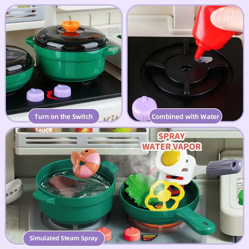 90cm Grote Speelkeuken voor Ki - Kids Toys Kitchen Set recensie en prijs
