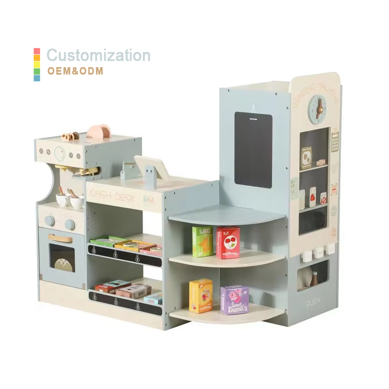 Houten supermarkt speelset voo - Toy Cash Register recensie en prijs