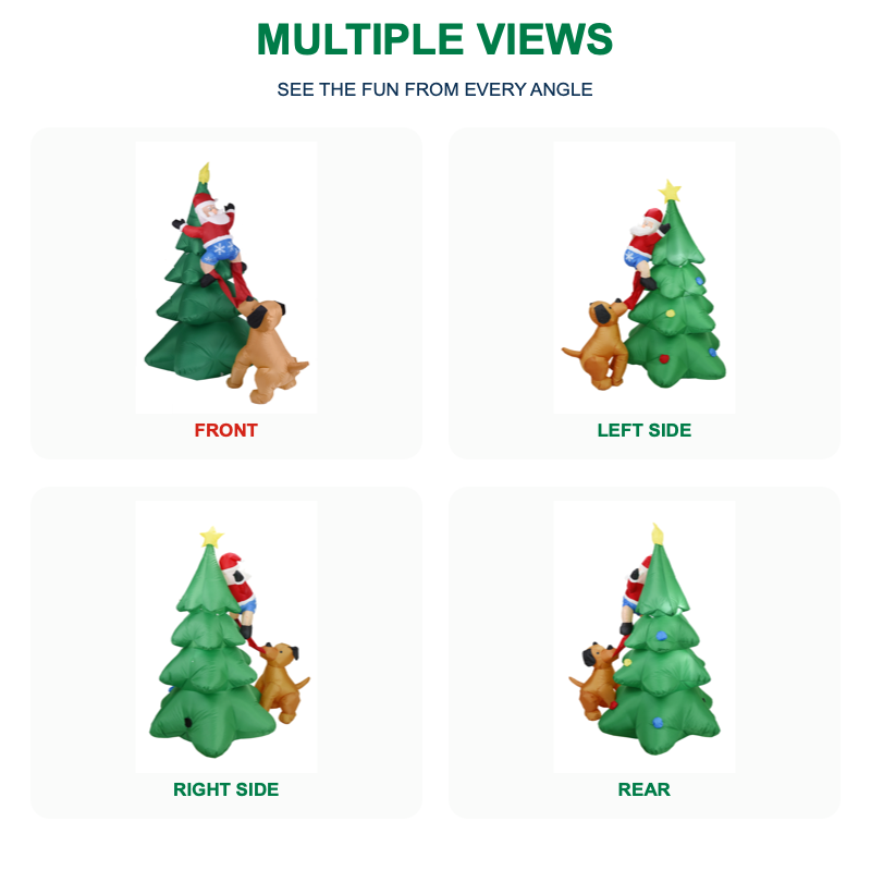 6FT opblaasbare kerstdecoratie - Kids Yard Toys recensie en prijs